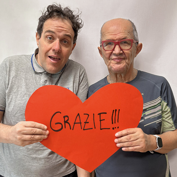 Un grazie di cuore dalle persone del Laboratorio di Cavalese